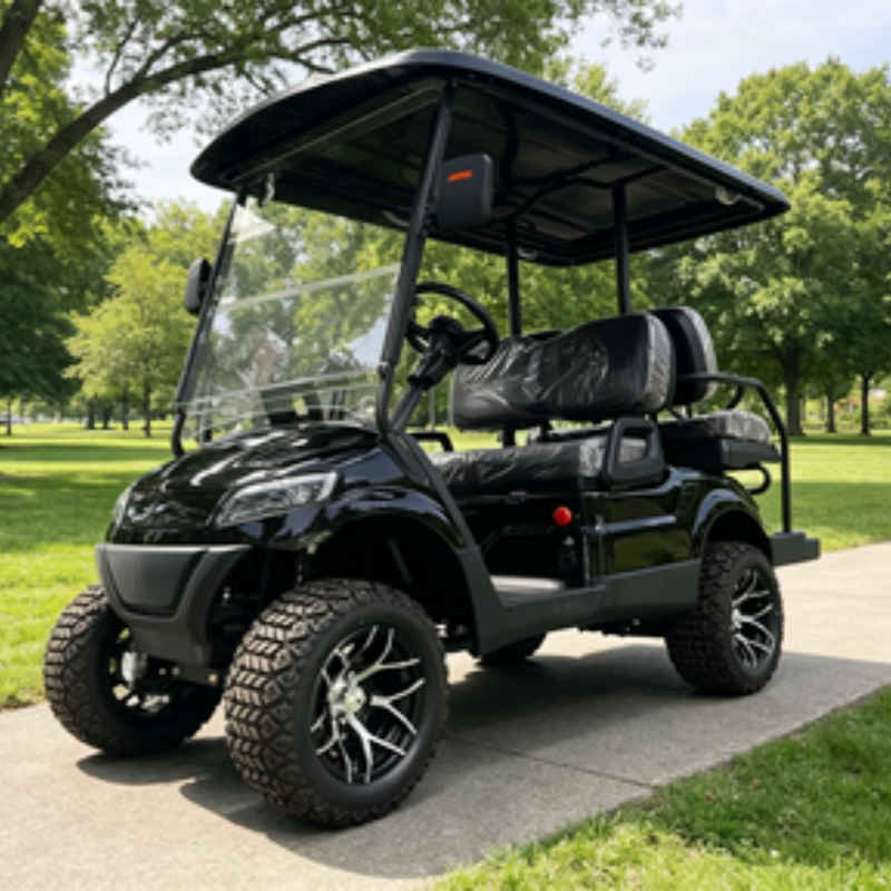 Golf Bag Stand Cart - Elektrische golfkar voor 2 personen, jachtkar
