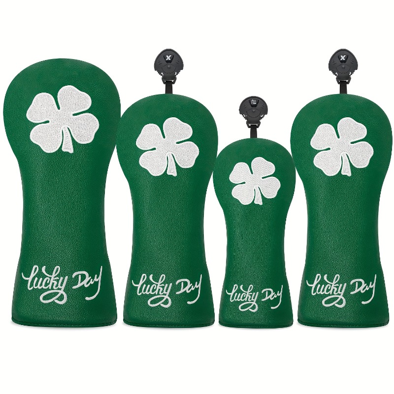 Golf Equipment Organizer - Clover Golf Club Head Cover -