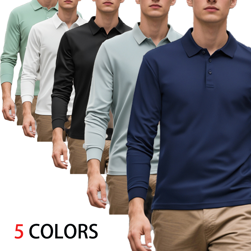Eenvoudig poloshirt met lange  - Golf Equipment Rental recensie en prijs