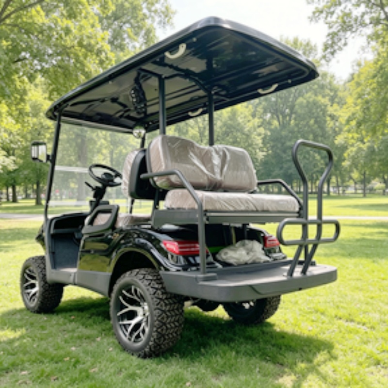 Elektrische golfkar voor 2 per - Golf Bag Stand Cart recensie en prijs