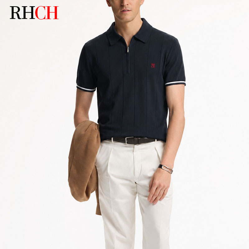 RHCH Heren Half Zip Polo Shirt - Golf Equipment Logo recensie en prijs