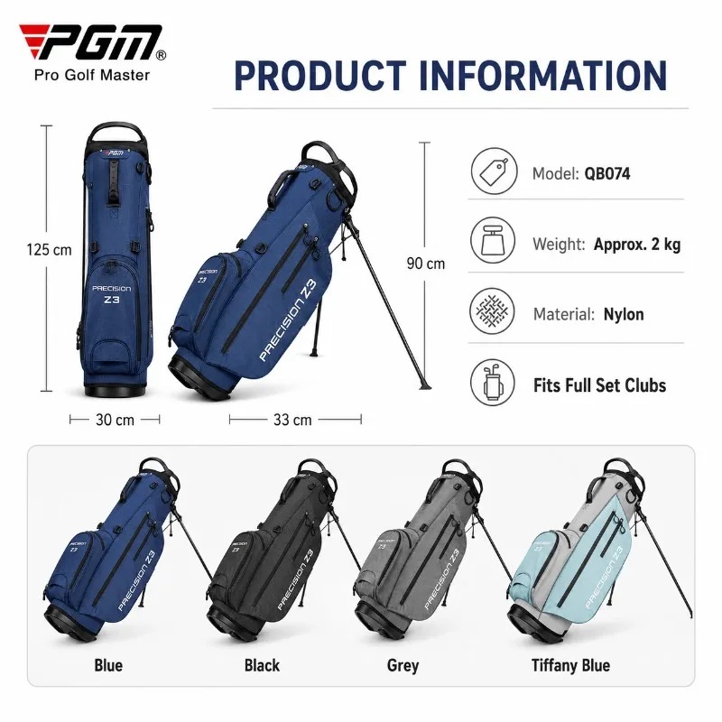 PGM Golf Stand Bag Lichtgewich - Golf Bag Stand Cart recensie en prijs