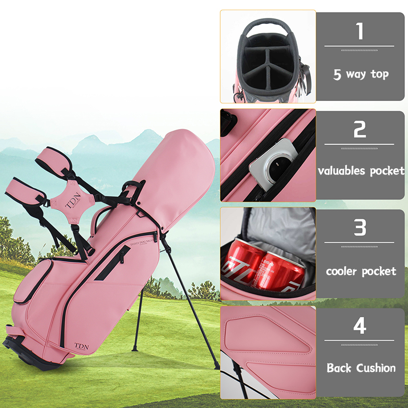 Luxe dames golfstandbag met 5- - Golf Bag Stand Cart recensie en prijs