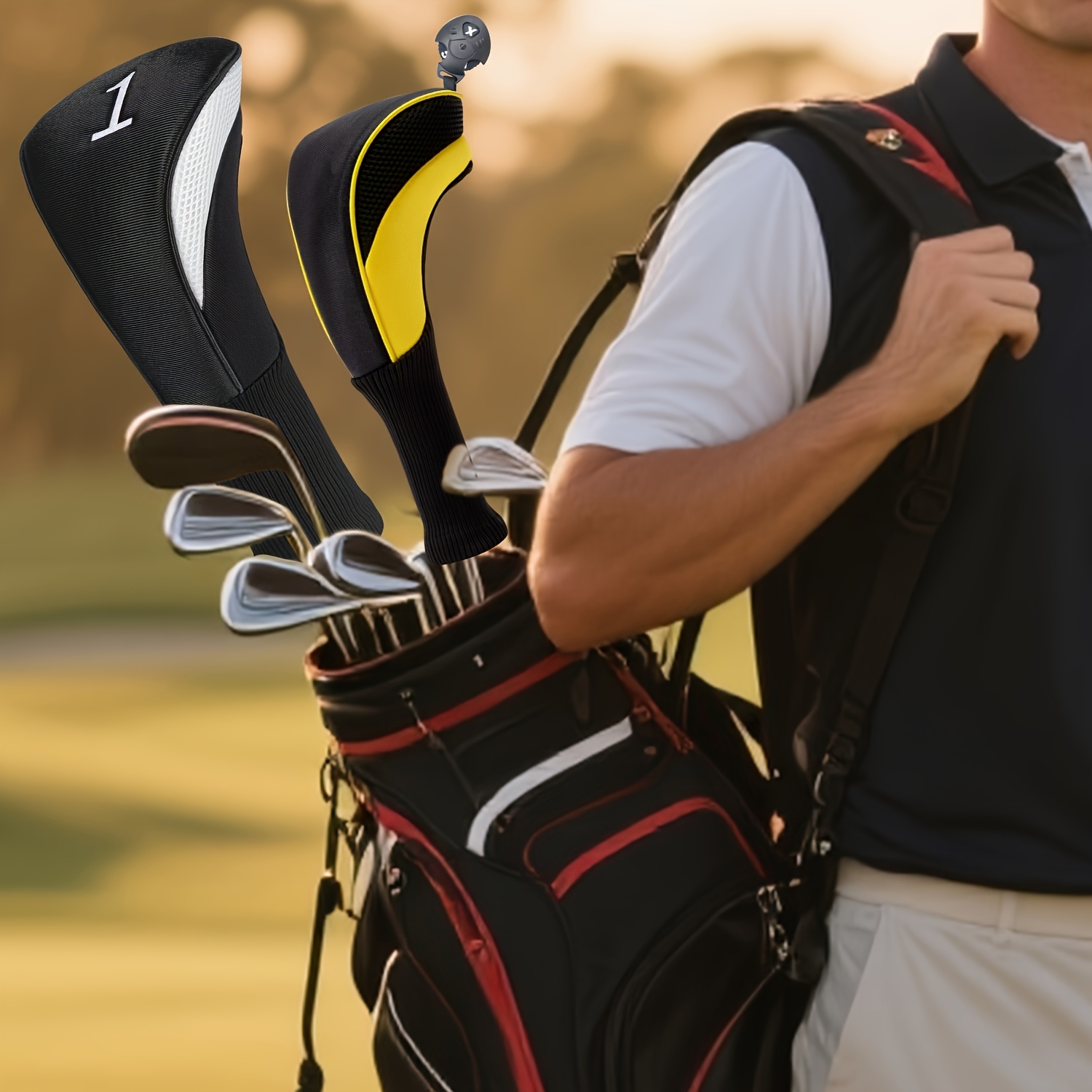 5 stuks golfclubhoofdbescherme - Golf Equipment Organizer recensie en prijs